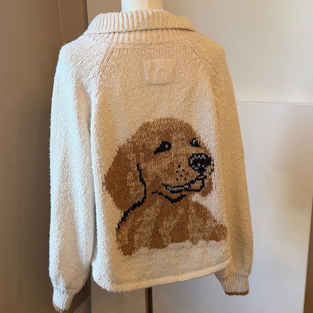 Anthropologie The Jesse Dog Icon Cardigan Sweater by Pilcro Size M - Picture 4 of 16